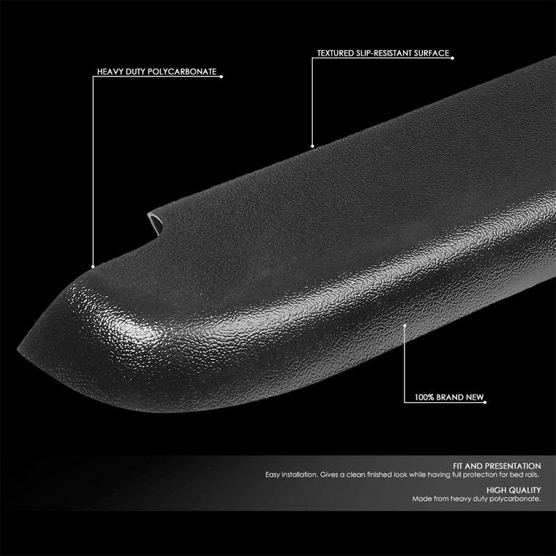 2PCS Truck Bed Cap Molding Rail Protector Cover For 02-08 Ram 1500 6.5Ft Bed-Exterior-BuildFastCar