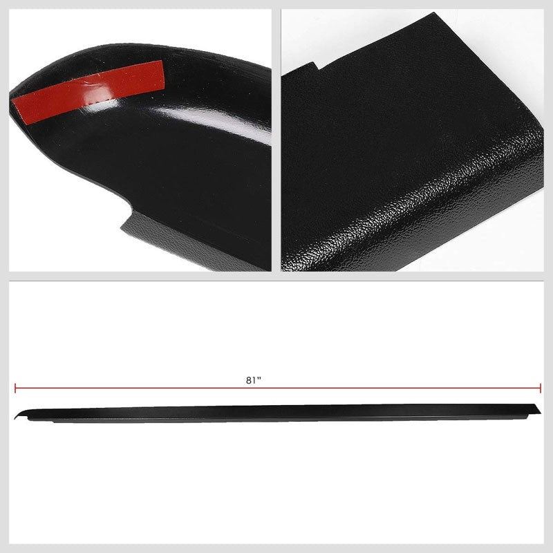 2PCS Truck Bed Cap Molding Rail Protector Cover For 02-08 Ram 1500 6.5Ft Bed-Exterior-BuildFastCar