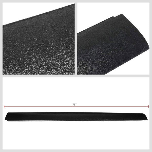 Black Cargo Truck Bed Cap Molding Rail Cover For 93-11 Ranger/B-Series 6Ft Bed-Exterior-BuildFastCar