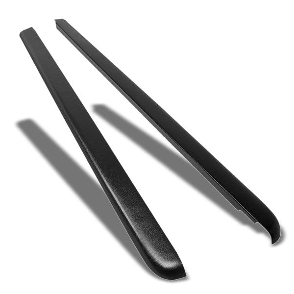 Pair Black Truck Bed Cap Molding Rail Protector Cover For 00-05 Tundra 6.5Ft Bed-Exterior-BuildFastCar