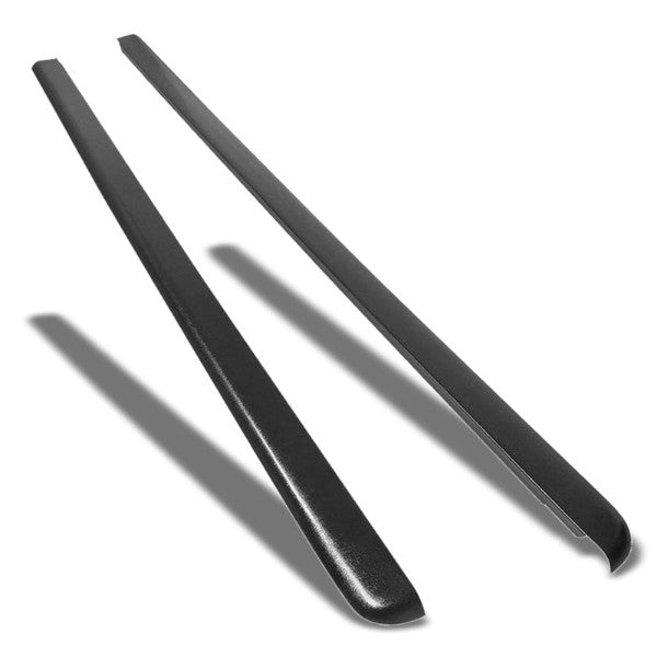 Black Cargo Truck Bed Cap Molding Rail Cover For 99-07 Silverado/Sierra 8Ft Bed-Exterior-BuildFastCar