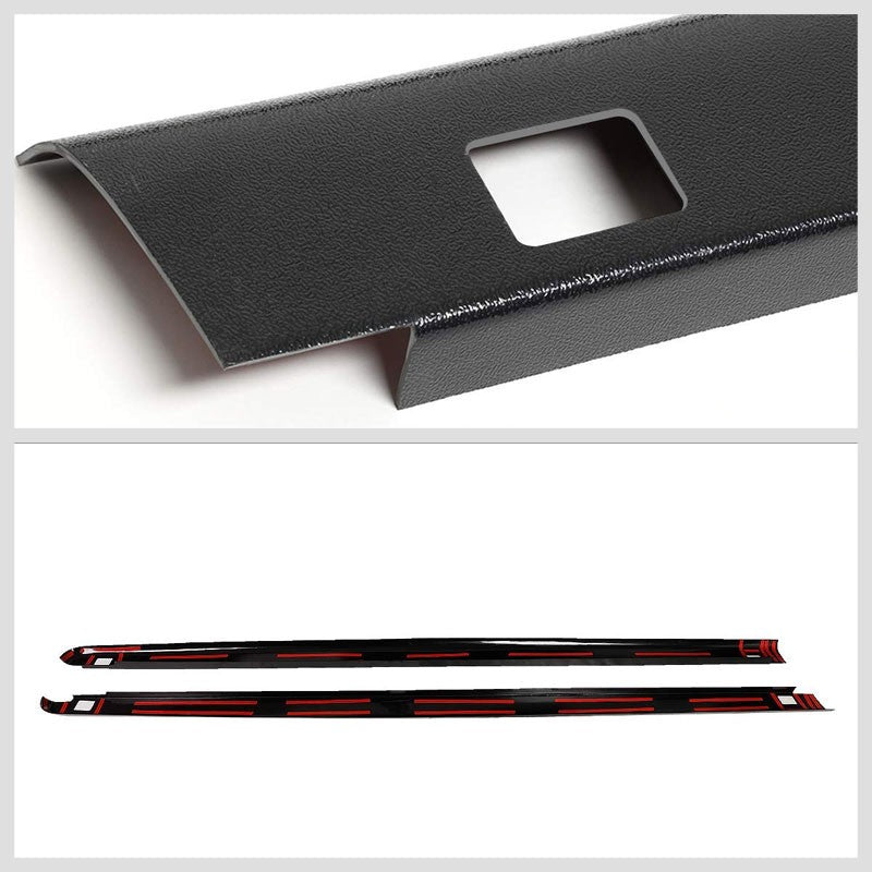 2PCS Truck Bed Cap Rail Protector Cover W/Hole For 94-02 Ram 2500 3500 6.5Ft Bed-Exterior-BuildFastCar