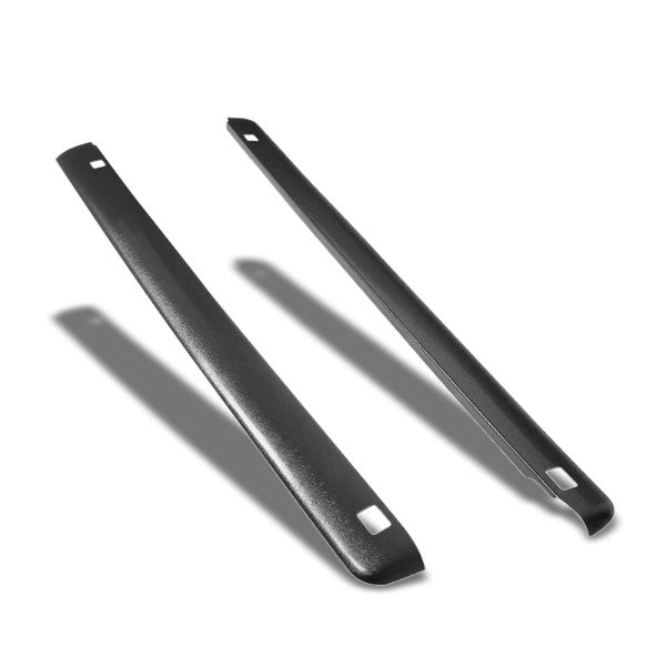 Black Truck Bed Cap Molding Rail Cover For 93-11 Ranger/B-Series 6Ft Bed W/Holes-Exterior-BuildFastCar