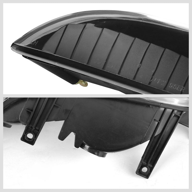 Turn Signal Bumper Light Black/Clear Lens/Amber Corner For 95-01 Ford Explorer-Lighting-BuildFastCar-BFC-BUMLILED-FORDEXP95-BKAM