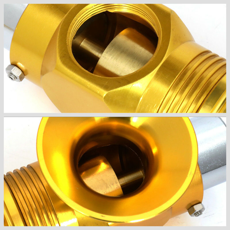 Gold Universal Billet Aluminum H-RFL Blow off Valve BOV For Turbo/Intercooler-Superchargers & Turbochargers-BuildFastCar-BFC-BOV-RFL-GD