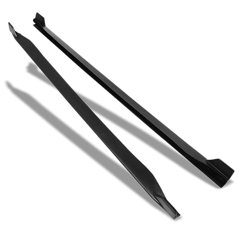Under Board Pair Side Skirts Panel Extension Body Kit For 15-17 Ford Mustang-Exterior-BuildFastCar