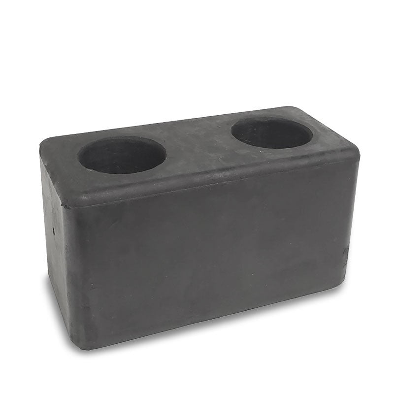 Molded Rubber Bumper Dock Buffer 6x3x3 For CHASSIS/TRAILERS/TRUCK/FLATBED/REEFER-Wheel Parts-BuildFastCar-BFC-MBUMP-01
