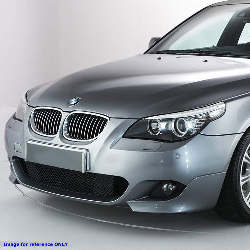M-Tech Style Front Bumper+Lower Grille+Fog Light For 04-07 BMW 5-Series 4Dr-Exterior-BuildFastCar