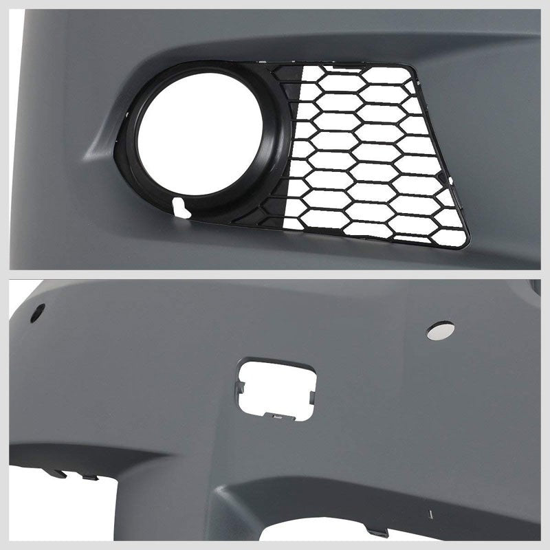 M-Tech Style (W/PDC) Front Bumper+Lower Grille+Fog Light For 07-10 3-Series E92-Exterior-BuildFastCar