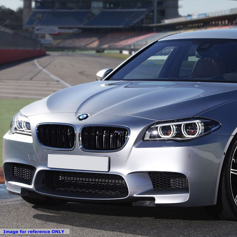 M5 Style (W/PDC) Front Bumper+Lower Grille+Fog Light For 11-16 BMW 5-Series-Exterior-BuildFastCar