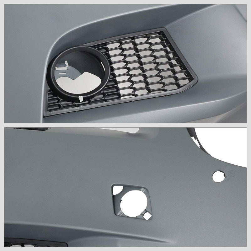 M-Tech Style (W/PDC) Front Bumper+Lower Grille+Fog Light For 11-16 BMW 5-Series-Exterior-BuildFastCar