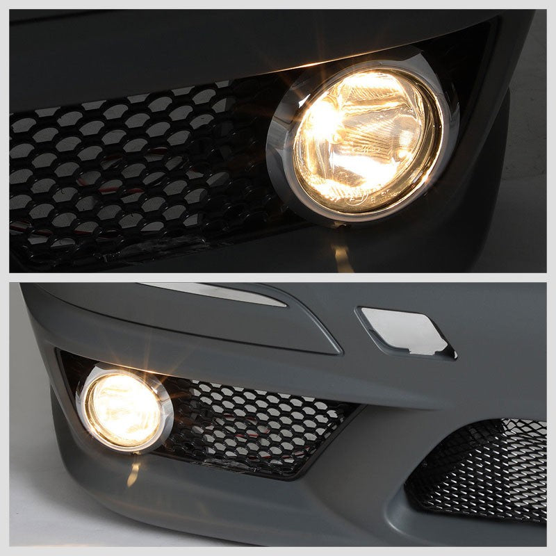 E63 Style (W/PDC) Front Bumper+Lower Grille+Fog Light For 07-09 Benz E-Class-Exterior-BuildFastCar