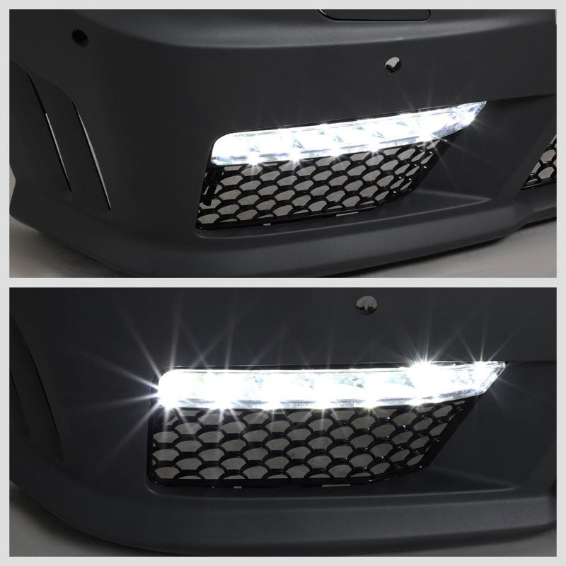 E63 Style (W/PDC) Front Bumper+Lower Grille+Fog Light For 10-13 Benz E-Class-Exterior-BuildFastCar