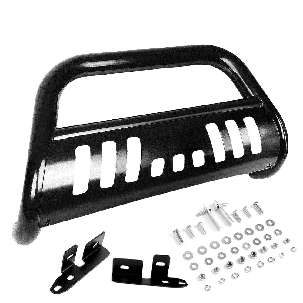 Black Bull Bar Bumper Grille Guard Skid Plate For GMC 99-07 Sierra 1500/Classic-Exterior-BuildFastCar