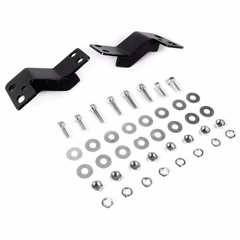 Chrome Bull Bar Bumper Grille Guard Skid Plate Kit For Dodge 97-04 Dakota Truck-Exterior-BuildFastCar