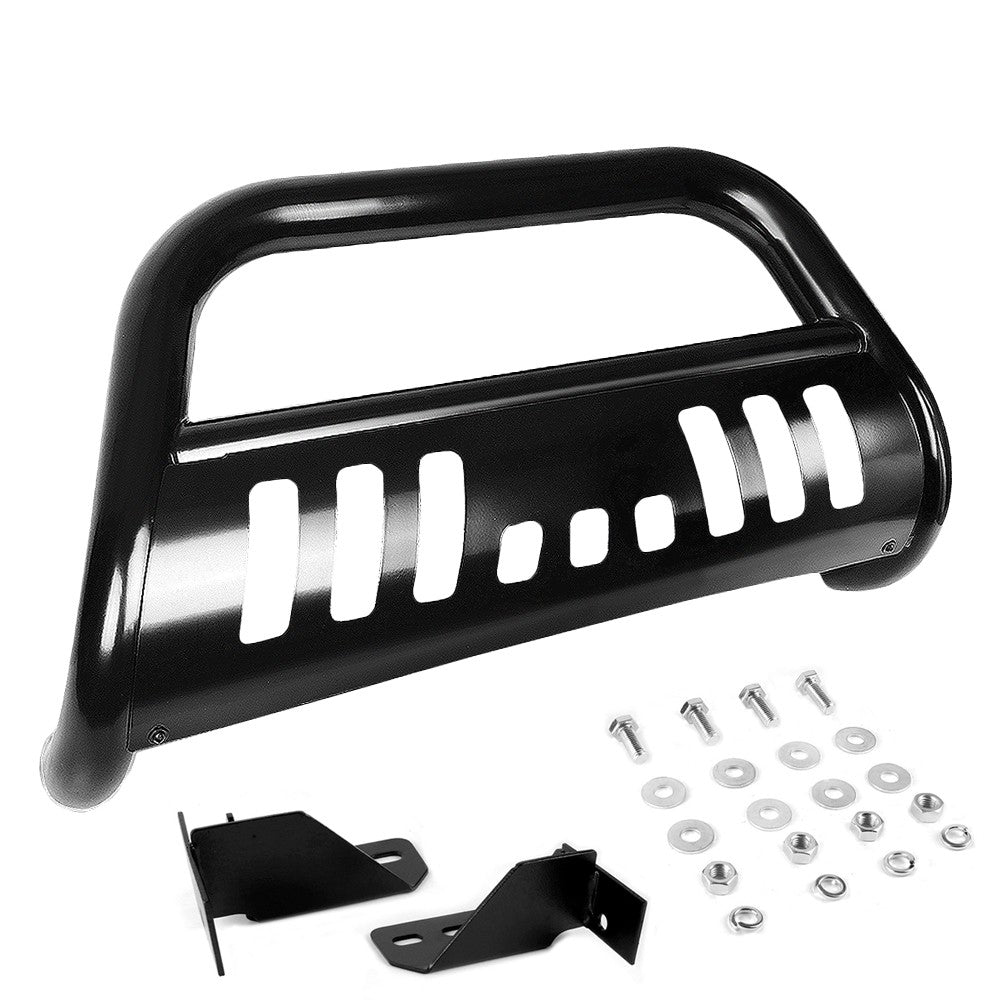 Black Bull Bar Bumper Grille Guard Skid Plate Kit For Honda 06-14 Ridegline-Exterior-BuildFastCar
