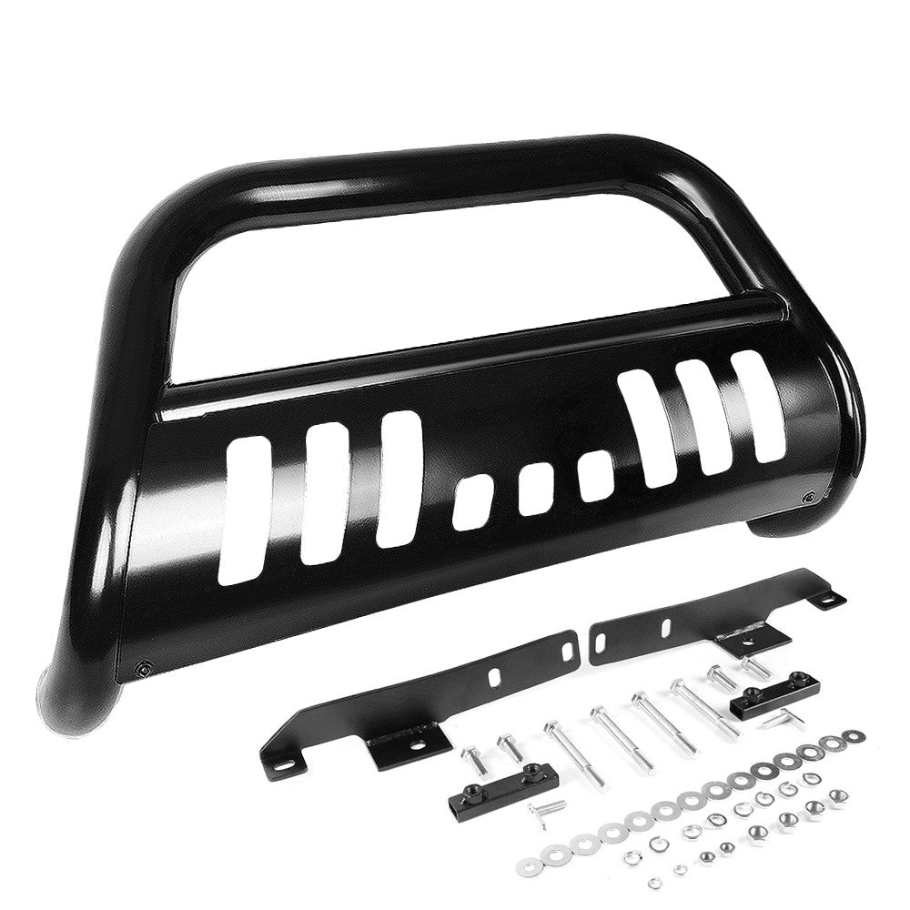 Black Bull Push Bar Bumper Grille Guard Skid Plate For Nissan 13-16 Pathfinder-Exterior-BuildFastCar