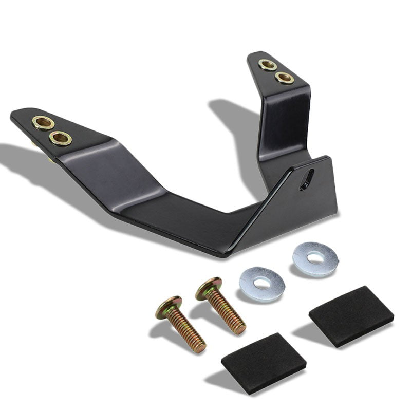 Bull Bar Bumper Grille Guard US License Plate Bracket Relocation Kit BFC-LPBR-TY1-BK