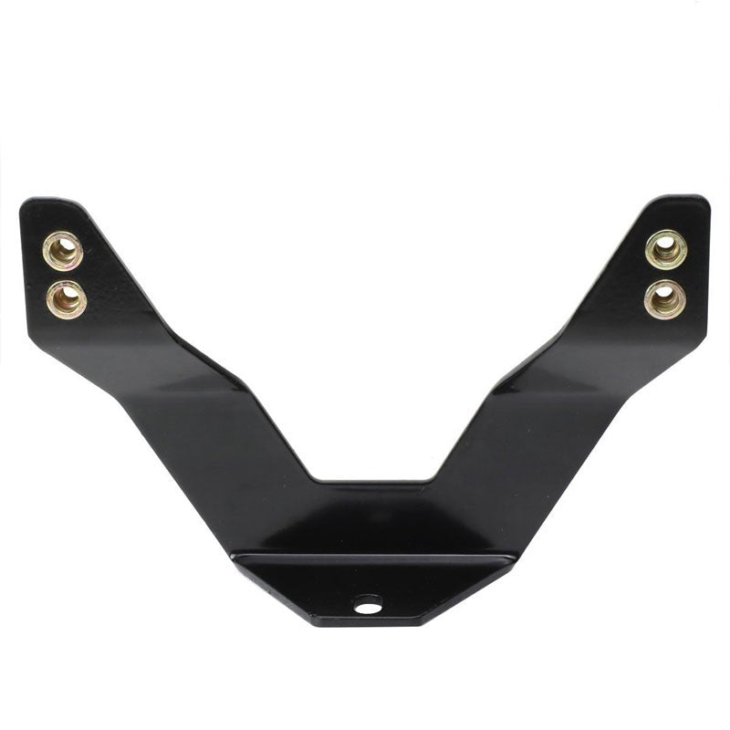 Black Bull Bar/Bumper Grille Guard US License Plate Bracket Relocation Kit