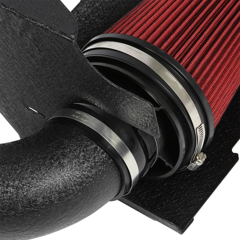 High Flow Black Cold Air Intake Kit+Heat Shield For Cadillac Escalade/EXT GMT800-Performance-BuildFastCar