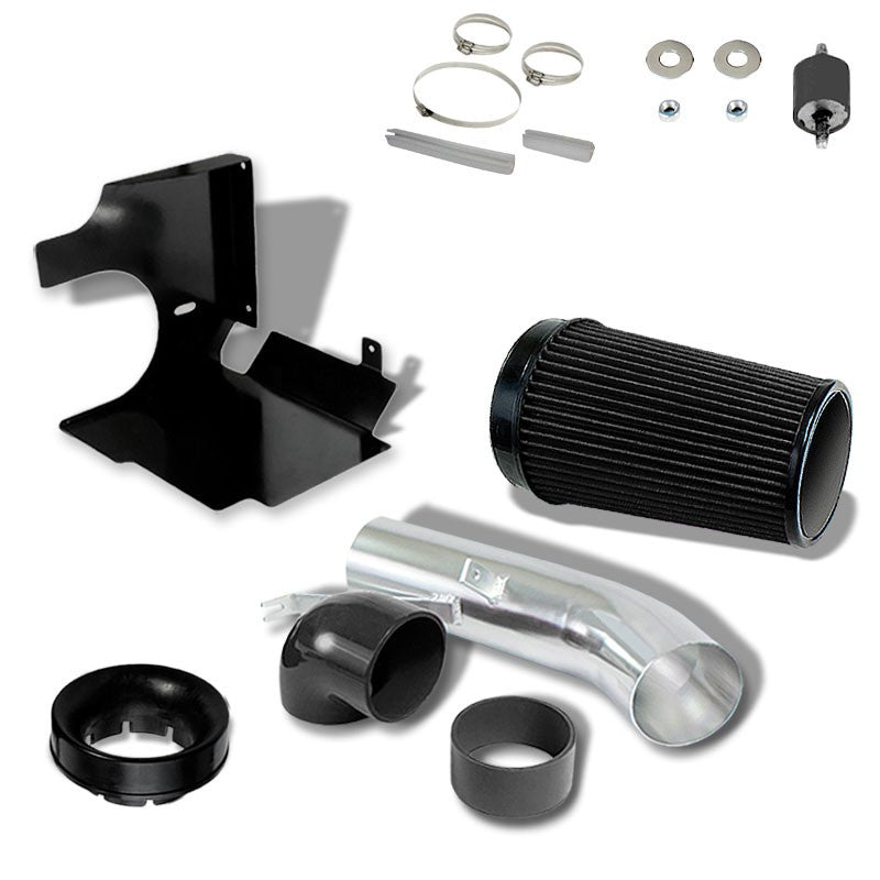High Flow Cold Air Intake Kit+Heat Shield Black Filter For Cadillac Escalade/EXT-Performance-BuildFastCar