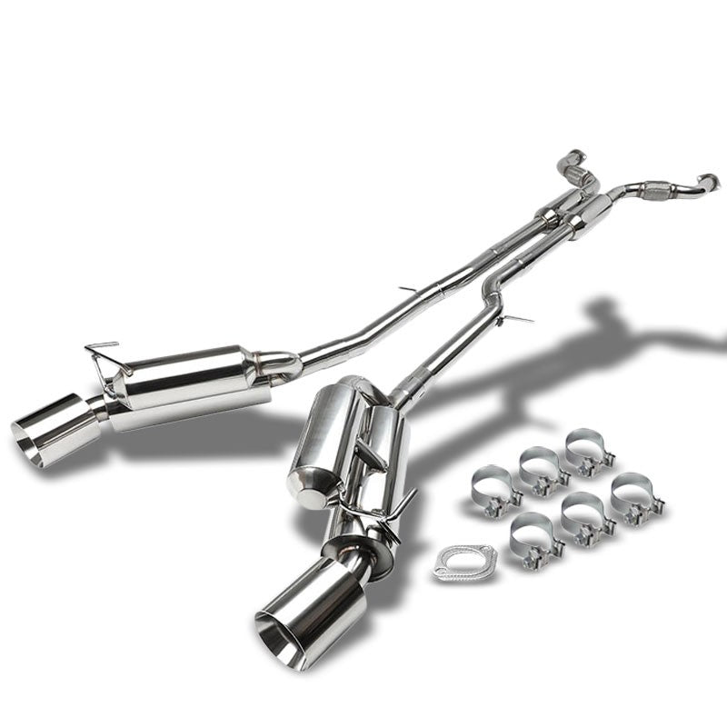 Catback System 4.5" Dual Roll Slant Tip 09-19 370Z Z34 3.7L V6 DOHC BFC-CATB-NIS370ZDT3