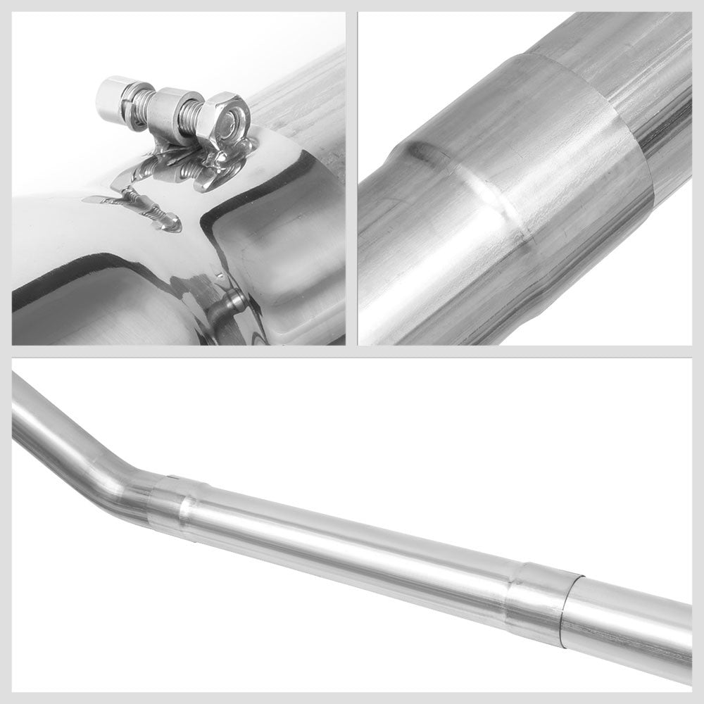 Satinless Turboback Exhaust 5" Tip For 03-07 Ford F250/F350 Super Duty 6.0L V8