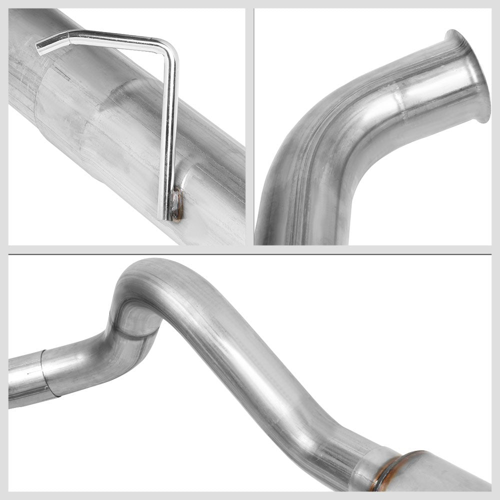 Satinless Turboback Exhaust 5" Tip For 03-07 Ford F-250/F-350 Super Duty 6.0L