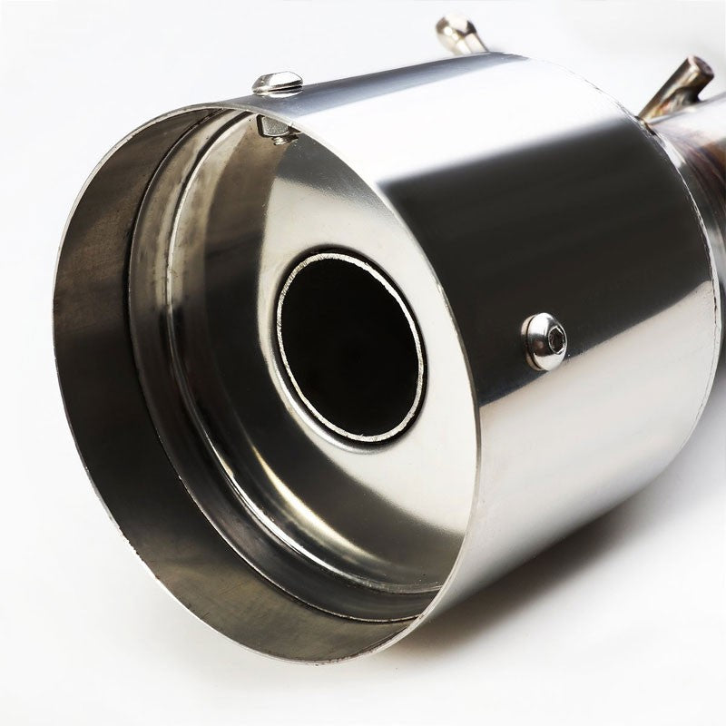 4.5" Round Muffler Tip Exhaust Catback System For 00-04 Ford Focus ZX3/ZX5 DOHC-Performance-BuildFastCar