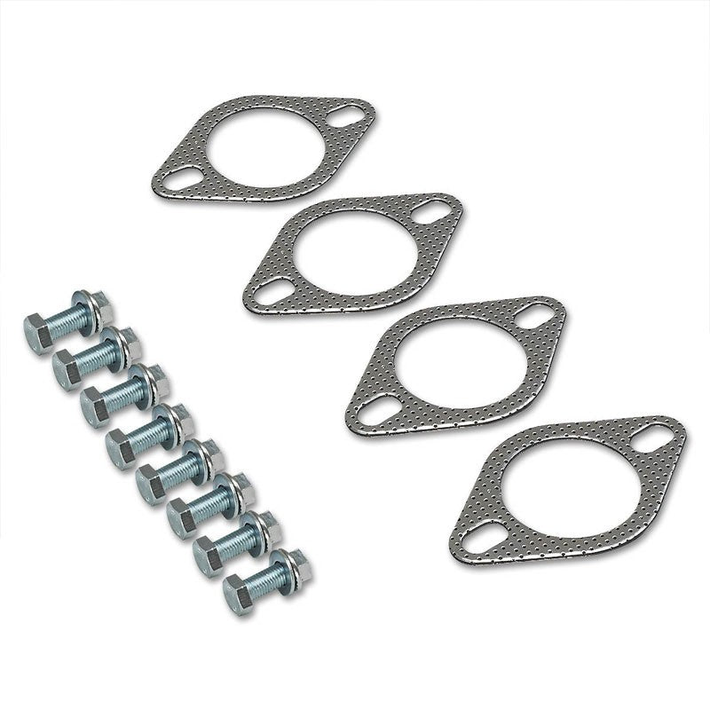 Catback System 4" Round Slant Roll Tip 11-14 Ford Mustang 3.7L V6 BFC-CATB-FORM10V6-NRT