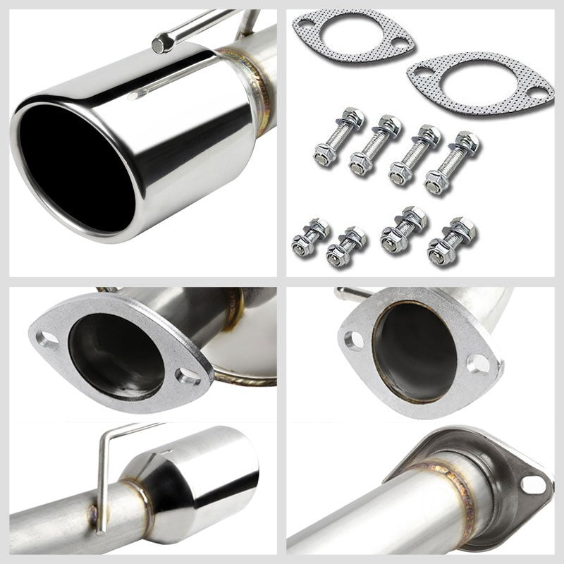 Catback System 4" Diagonally Cut Dual Tip 96-04 Mustang 4.6 V8 SN-95 BFC-CATB-FM96GTV8