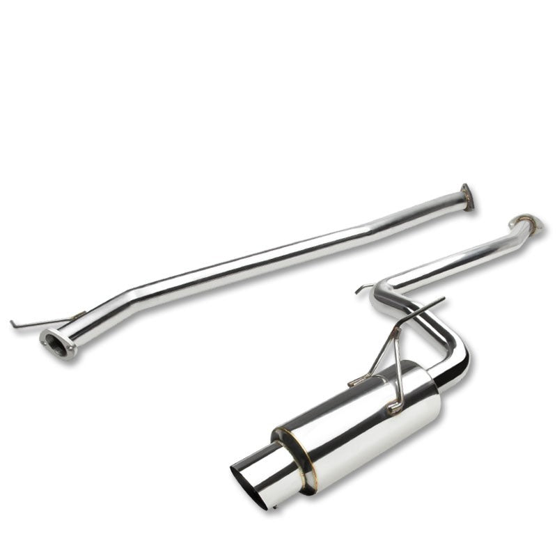Catback System 4" Round Slant Tip 03-07 Accord Coupe CM7/CM8 2.4 BFC-CATB-HA03L4