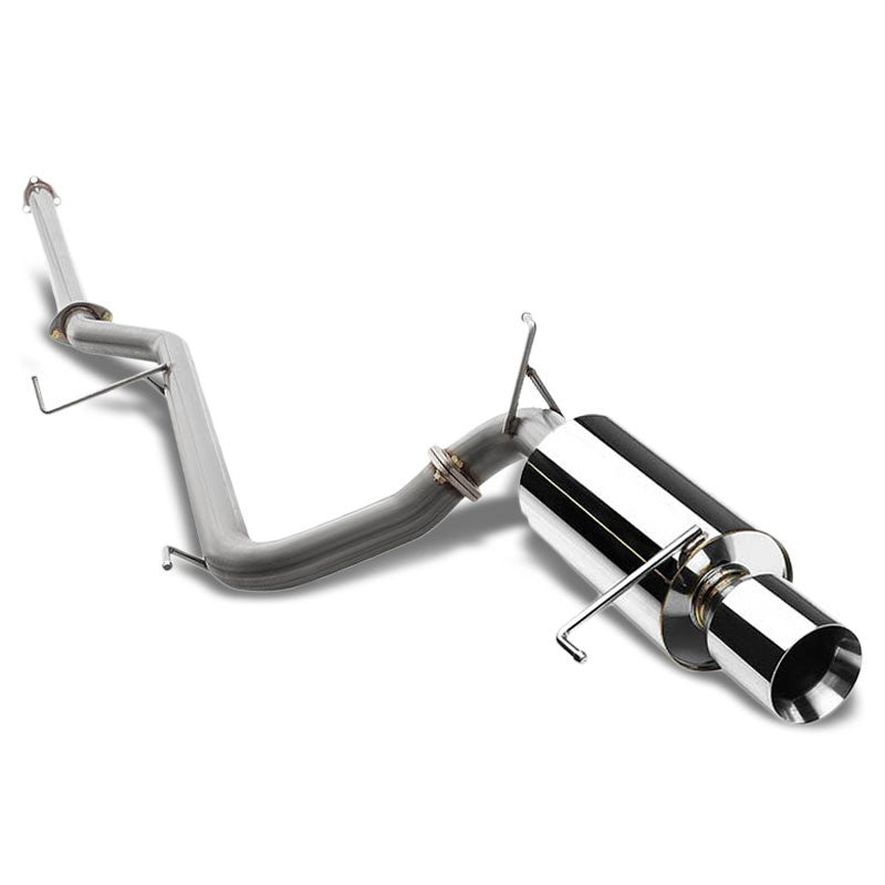 4" Roll Muffler Tip Exhaust Catback System For 98-02 Accord CG1-6 F23 2.3L SOHC-Performance-BuildFastCar