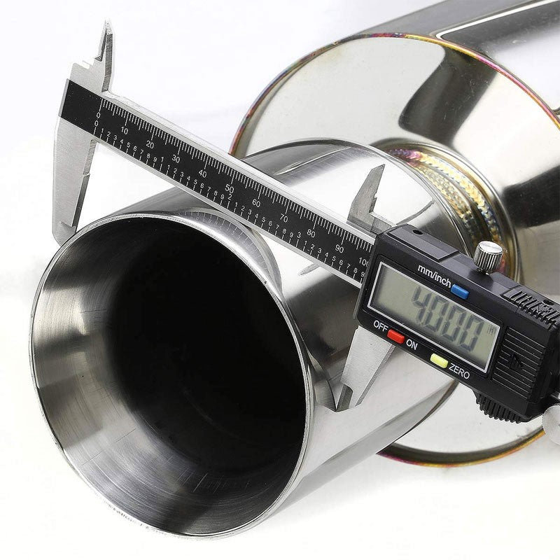 4" Roll Muffler Tip Exhaust Catback System For 98-02 Accord CG1-6 F23 2.3L SOHC-Performance-BuildFastCar