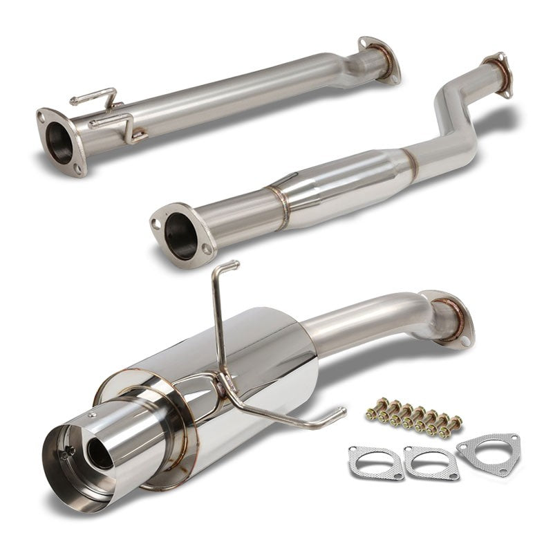 Catback System 4" Muffler Tip 02-05 Honda Civic Si Hatchback EP3 BFC-CATB-HONC02SI