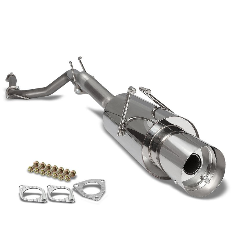 Catback Exhaust System 4" Round Tip 06-11 Civic FG2 Si Coupe 2.0L DOHC BFC-CATB-HC06SI
