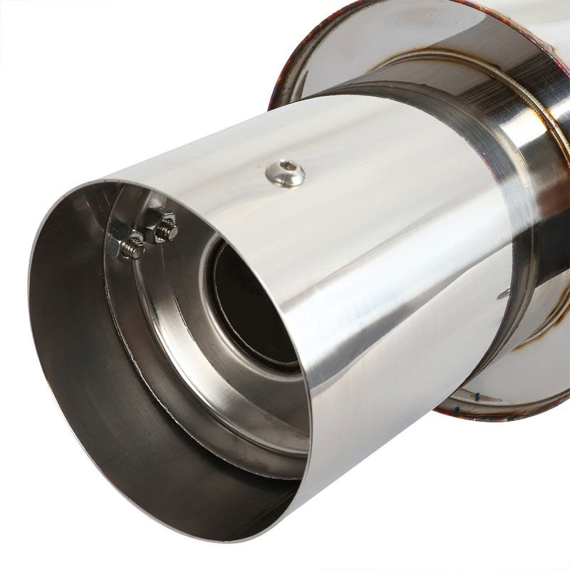 Catback Exhaust System 4" Round Tip 06-11 Civic FG2 Si Coupe 2.0L DOHC BFC-CATB-HC06SI