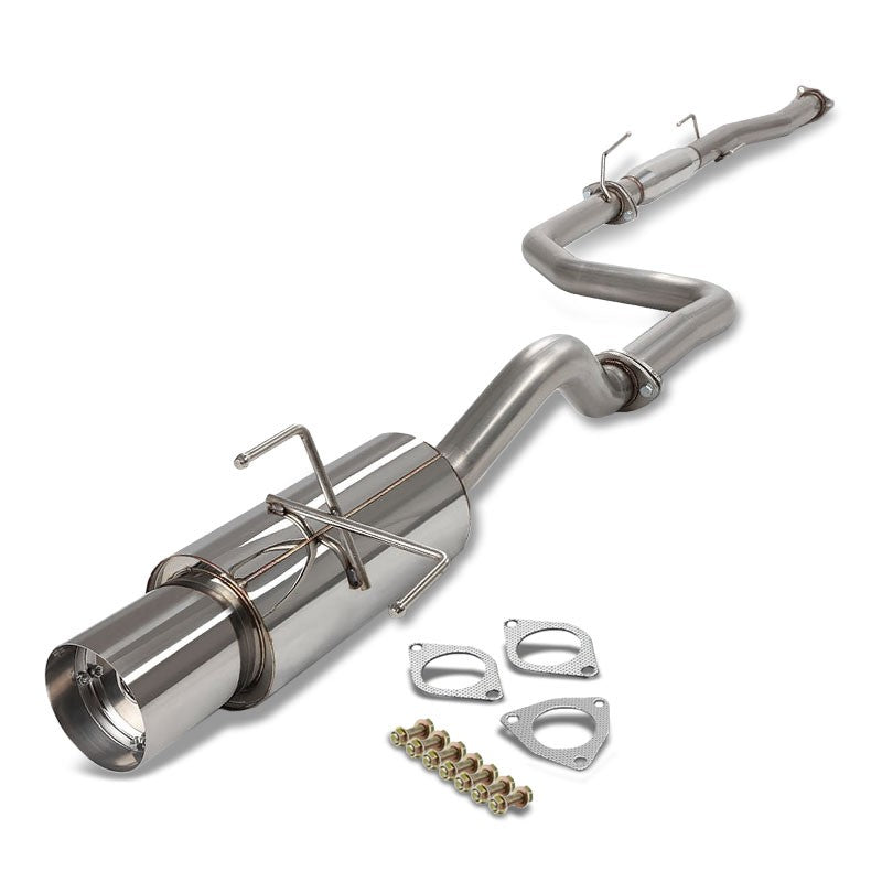 4.5" Muffler Tip Exhaust Catback System For 92-95 Civic EG3/EH2/EH3 Hatchback-Performance-BuildFastCar