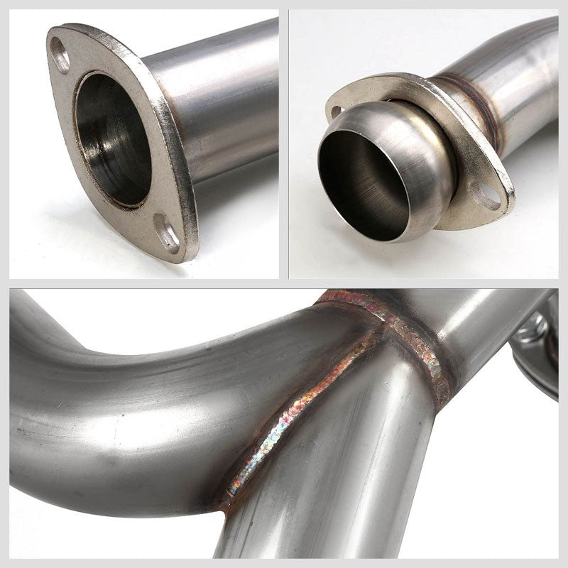 4" Dual Burnt Muffler Tip Exhaust Catback System For 03-06 Tiburon Coupe 2-Door-Performance-BuildFastCar