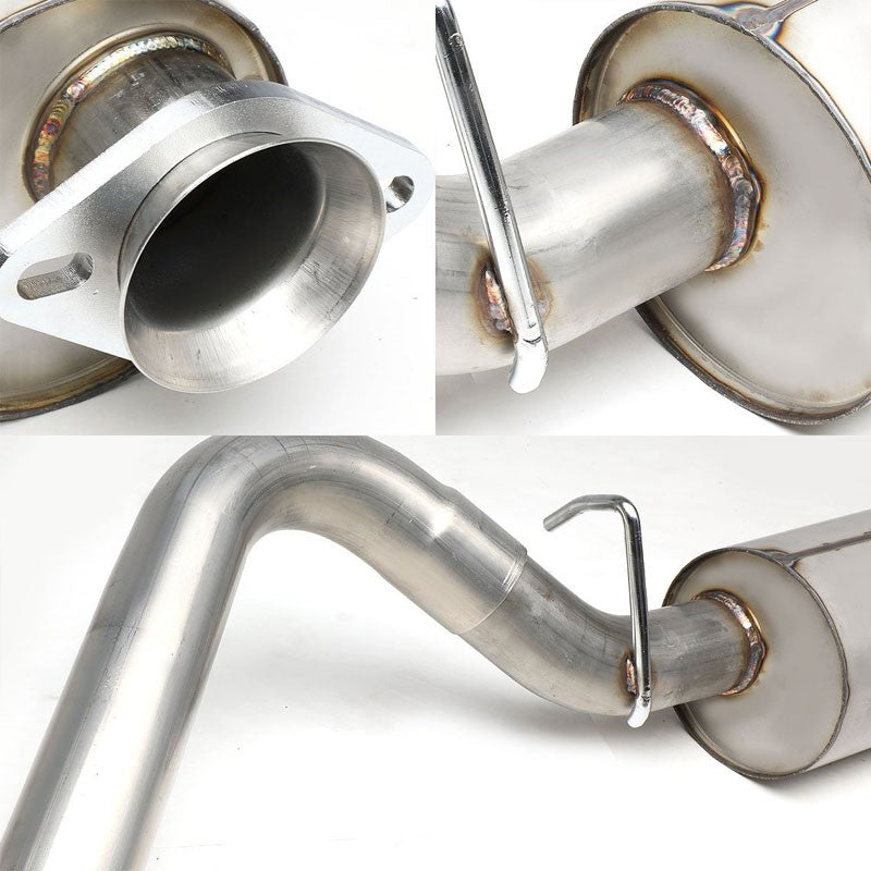 Exhaust Catback System (Stainless Steel) For 00-06 Jeep Wrangler TJ 2.5L DOHC-Performance-BuildFastCar