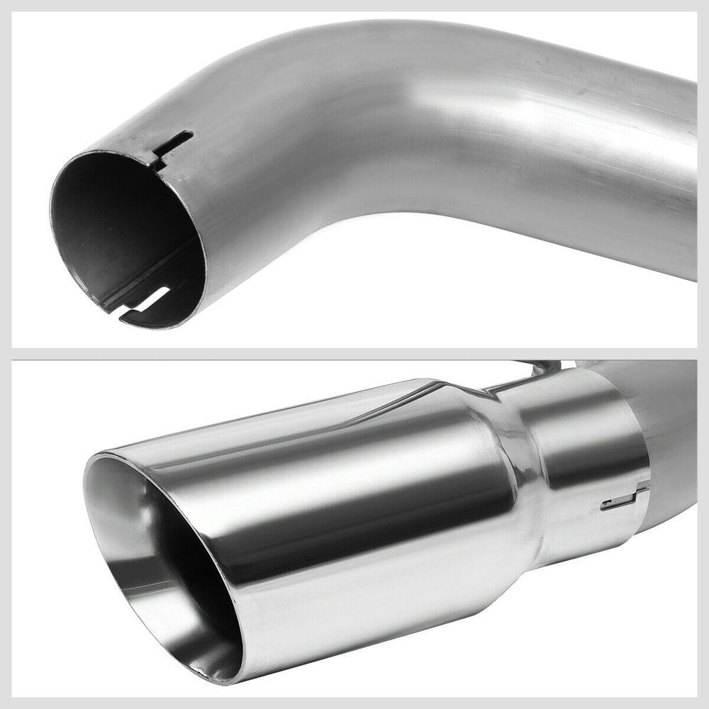Satinless Axleback Exhaust System 4" Tip For 16-18 Chevrolet Camaro 6.2L V8
