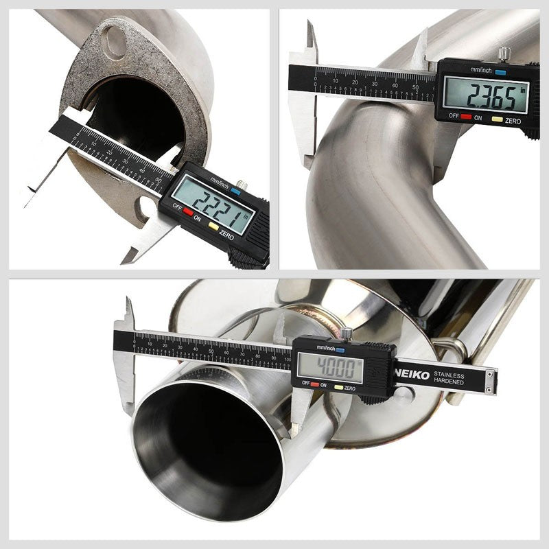Catback System 4" Round Roll Tip 05-10 Cobalt/07-10 Pontiac G5 2.2L BFC-CATB-OEMCHEVY05COBALT-NRT