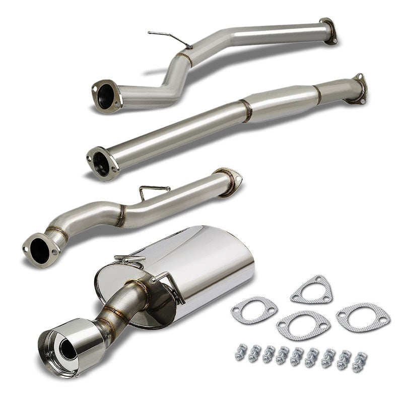 Catback System 4" Round Tip 12-15 Hond Civic Coupe FG3/FG4 1.8L BFC-CATB-OEHONCIV122