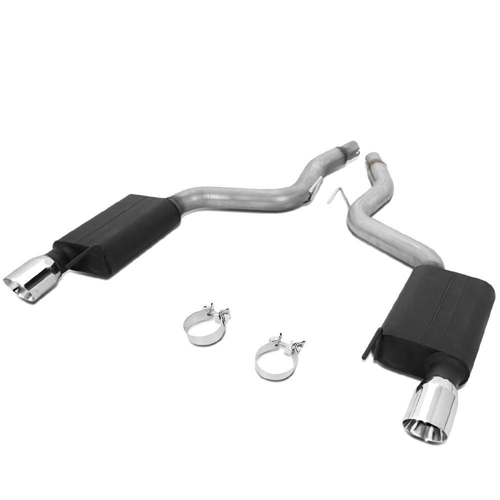 4" Rolled Tip Axleback Exhaust 15-17 Mustang GT Fastback 5.0L S550 BFC-AXLB-U007