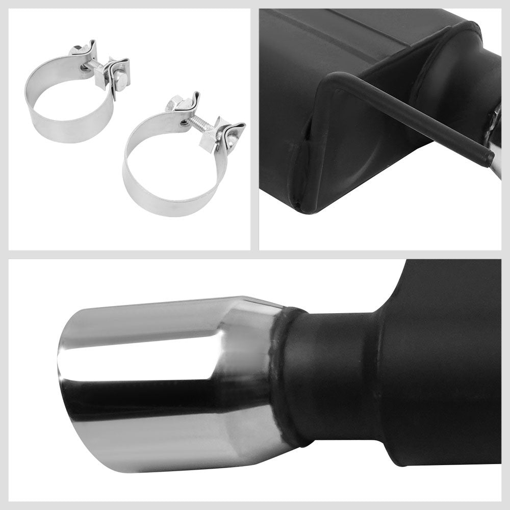 4" Rolled Tip Axleback Exhaust 15-17 Mustang GT Fastback 5.0L S550 BFC-AXLB-U007