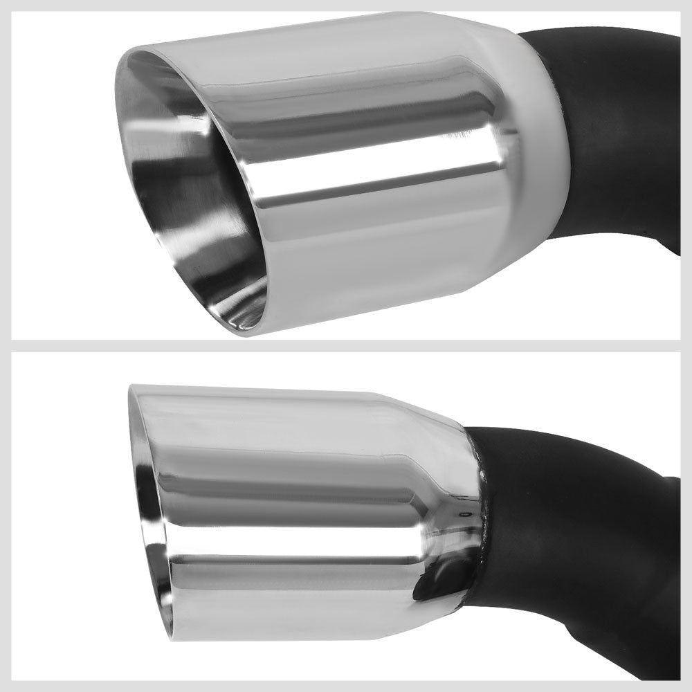 4" Mufflers Rolled Tip Axleback Exhaust Kit For 10-13 Camaro 6.2L BFC-AXLB-U009