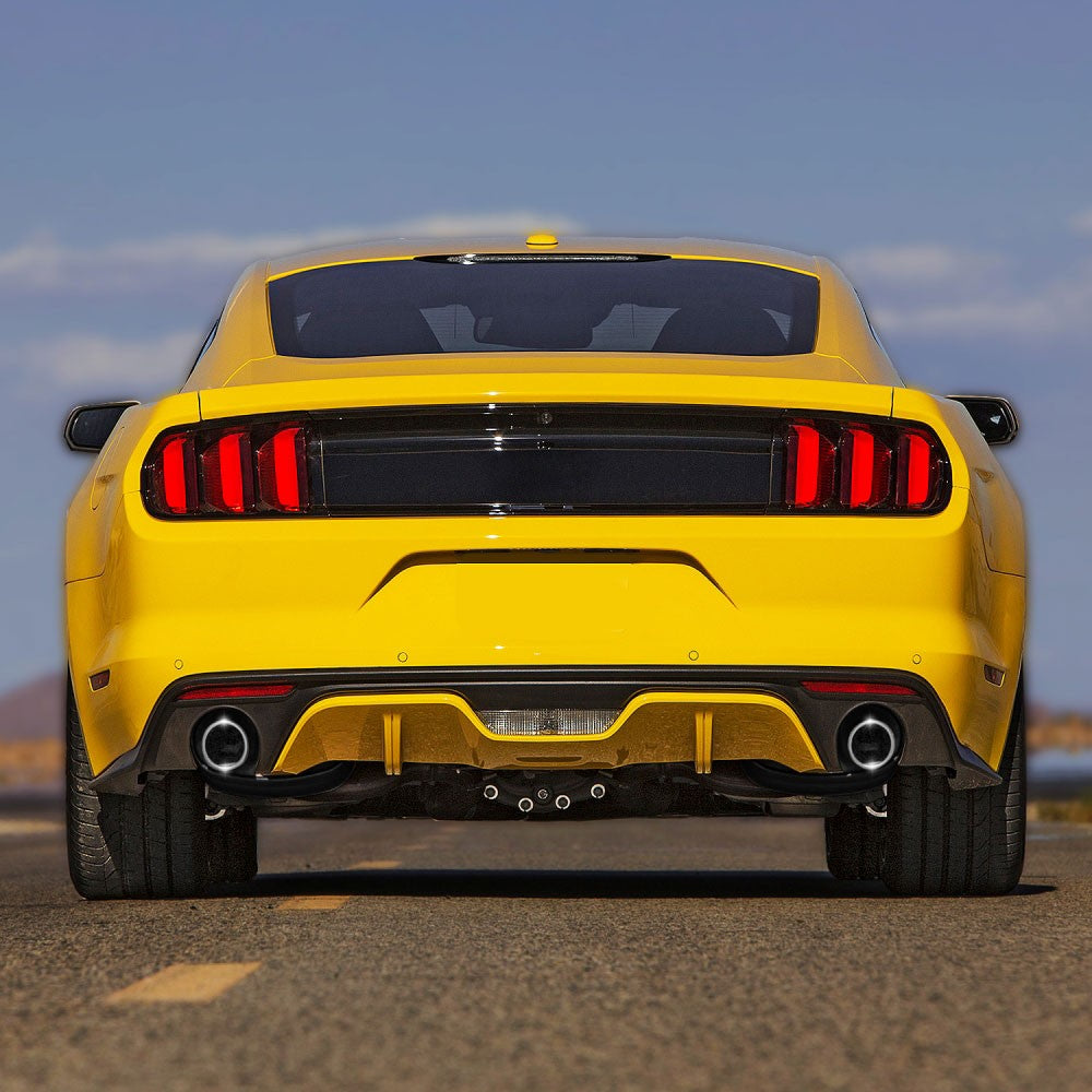 4" Rolled Tip Axleback Exhaust Kit 15-17 Ford Mustang 5.0 S550 BFC-AXLB-U015