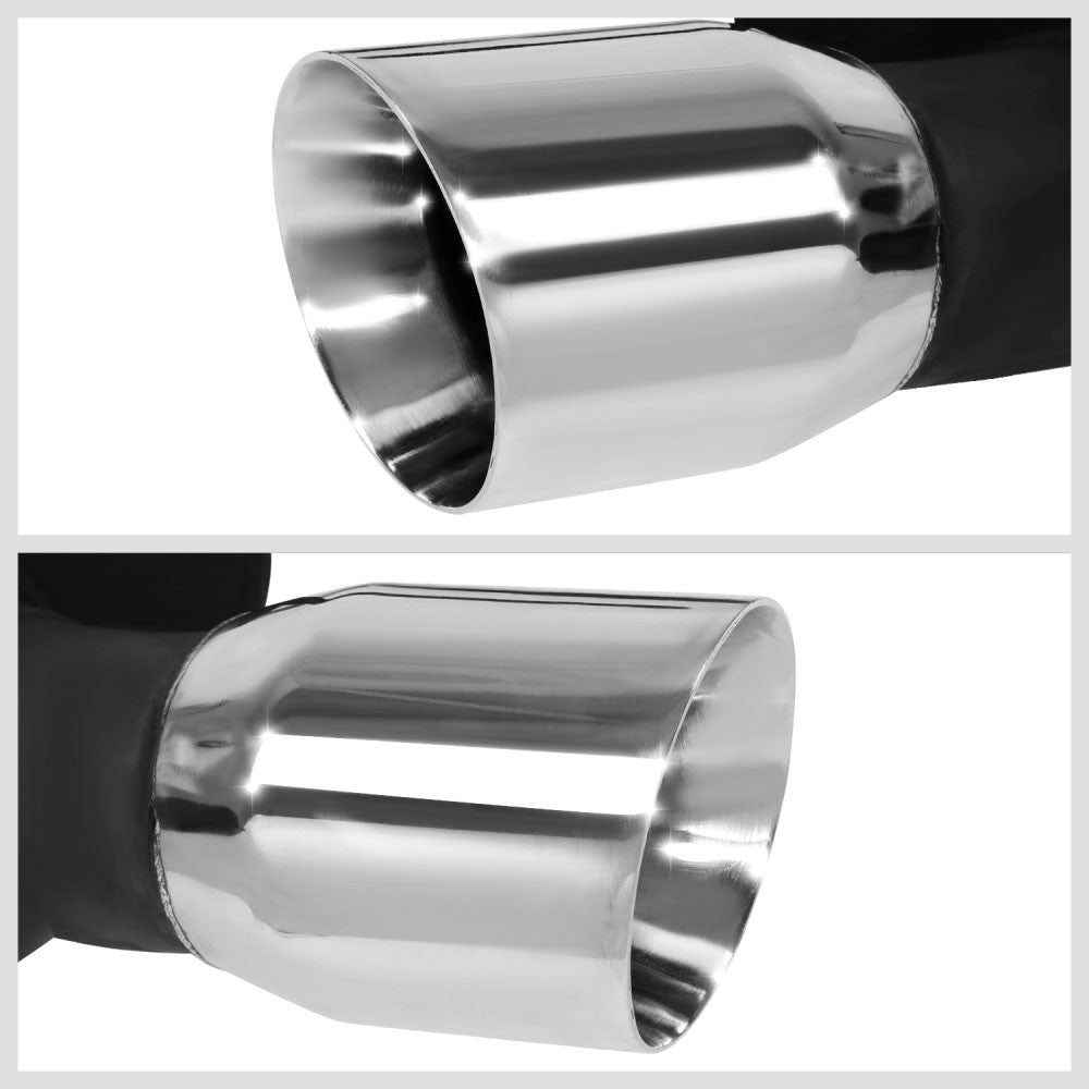 4" Rolled Tip Axleback Exhaust Kit 15-17 Ford Mustang 5.0 S550 BFC-AXLB-U015