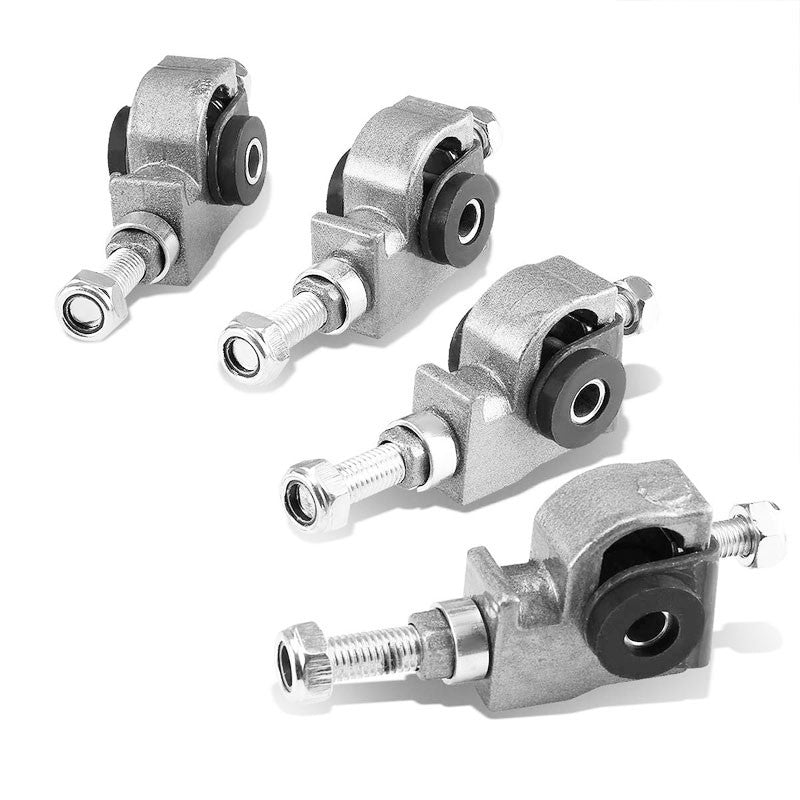 Silver Front Adjustable Camber Suspension Kit for Civic/CRX/Accord/Ingetra/CL/TL-Suspension-BuildFastCar