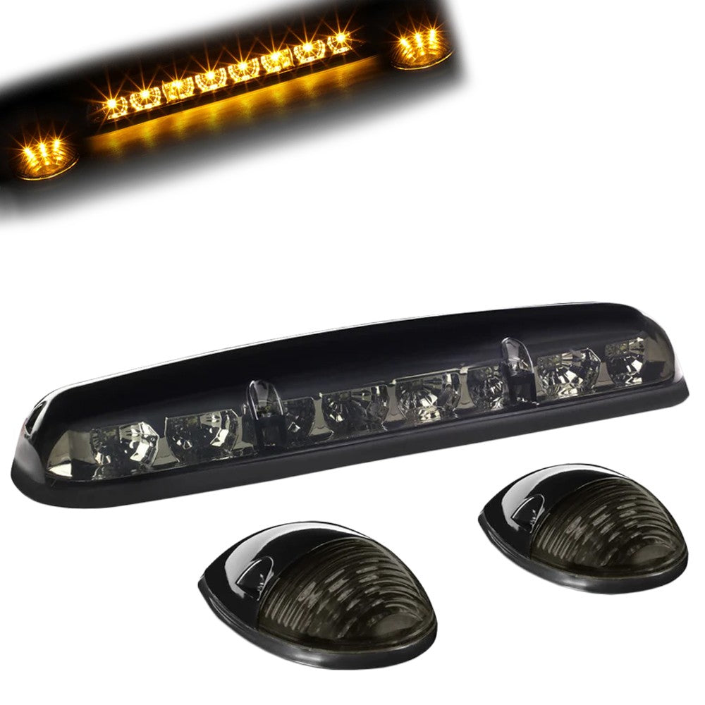 Smoked House&Len/Yellow LED Roof Top Light Cab Lamp For 02-06 Silverado/Sierra BFC-RFL-CHVSIL02-SM-YL